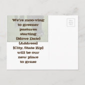 引越/新規住所のお知らせ 案内ポストカード (裏面)