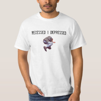 引込められる及び弱められる Tシャツ