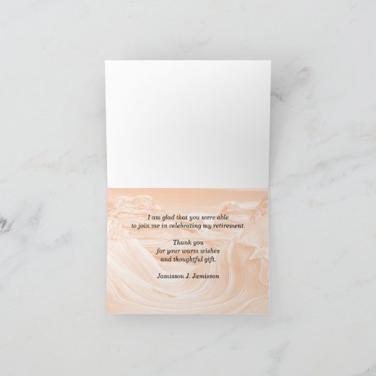 引退ありがとう写真家の楽園 サンキューカード (内部)