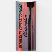 引退おめでとうフィッシャーマンサンセットレイク 横断幕 (縦)