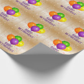 引退おめでとう…パーティーしよう！ ラッピングペーパー (角)