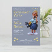 引退おもしろいパーティー – 彼女はスターだ! 招待状 (スタンド正面)