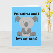 引退おもしろいユーモア カード (黄色い花)