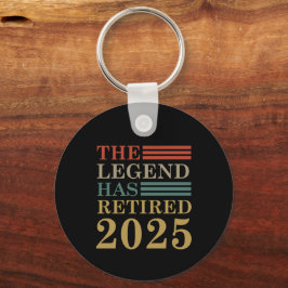 引退おもしろい伝説は2025退職した年 キーホルダー