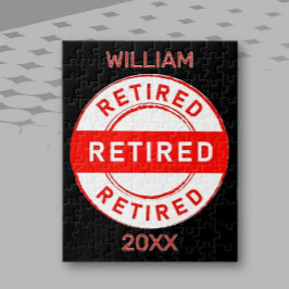 引退おもしろい!カスタム退職金 ジグソーパズル