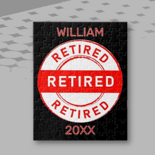 引退おもしろい!カスタム退職金 ジグソーパズル