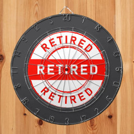 引退おもしろい!退職金 ダーツボード