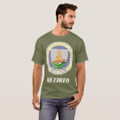 引退したアメリカ合衆国農務省 Tシャツ (正面フル)