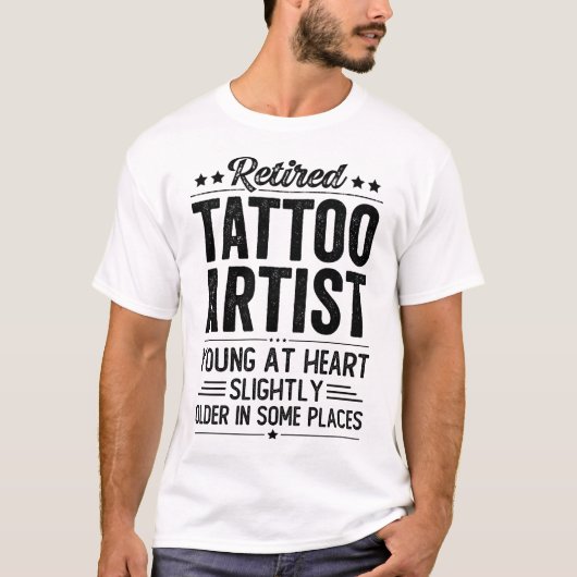 引退したタトゥーアーティスト Tシャツ (正面)