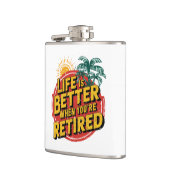 引退した人生は最高だ フラスク (左)