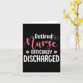 引退した看護師が正式に退職を終える花 カード (黄色い花)