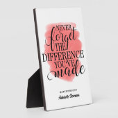 引退した フォトプラーク (側面)