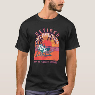 引退したLinux管理者 ヴィンテージリタイアメント Tシャツ