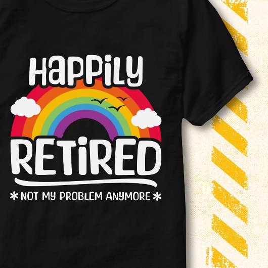 引退して問題はもう私のじゃない 面白い引退 Tシャツ