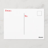 "引退して幸せ" ポストカード (裏面)