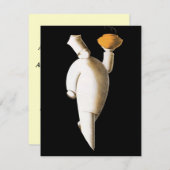 引退するパン屋のシェフのためのパーティー招待状 招待状 (正面/裏面)