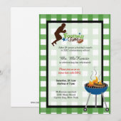 引退するフットボールコーチ 招待状 (正面/裏面)