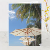 引退するブルーシェード カード (黄色い花)