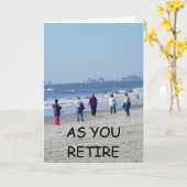 引退する時 カード (黄色い花)