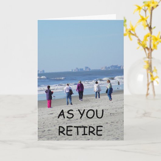 引退する時 カード (黄色い花)