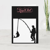 **引退と魚釣り***何が爆破!!!! カード (正面)