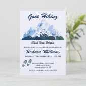 引退のハイキング 雪山 幸せな道 招待状 (スタンド正面)