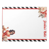 引退の伝説のピンナップ ノートパッド (正面)