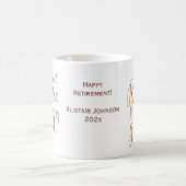 引退は引退できない素晴らし コーヒーマグカップ (中央)