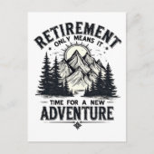 引退は新しい冒険の時のみ シーズンポストカード (正面)