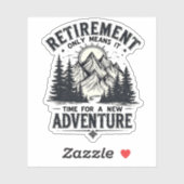 引退は新しい冒険の時のみ シール (シート)