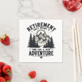 引退は新しい冒険の時のみ スタンダードカクテルナプキン (インサイチュ)