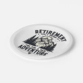 引退は新しい冒険の時のみ ペーパープレート (アングル)