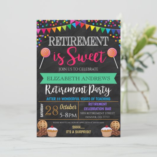 引退は甘いパーティの招待状 招待状 (スタンド正面)