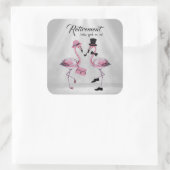 引退は良さそうだ！シックな上品なフラミンゴ スクエアシール (バッグ)