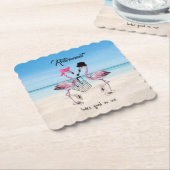 引退は良さそうだ！フラミンゴオンビーチ ペーパーコースター (アングル)