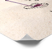 引退は良さそうだ！フラミンゴオンビーチ ポスター (角)