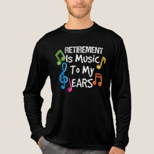 引退は音楽カラフルノートGag トライブレンドTシャツ