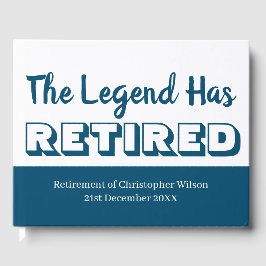 引退パーティー伝説は青退職したい男の子 ゲストブック