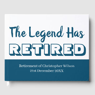 引退パーティー伝説は青退職したい男の子 ゲストブック