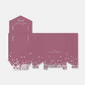 引退党優遇箱エレガント銀、ピンク フェイバーボックス (折り畳みなし)