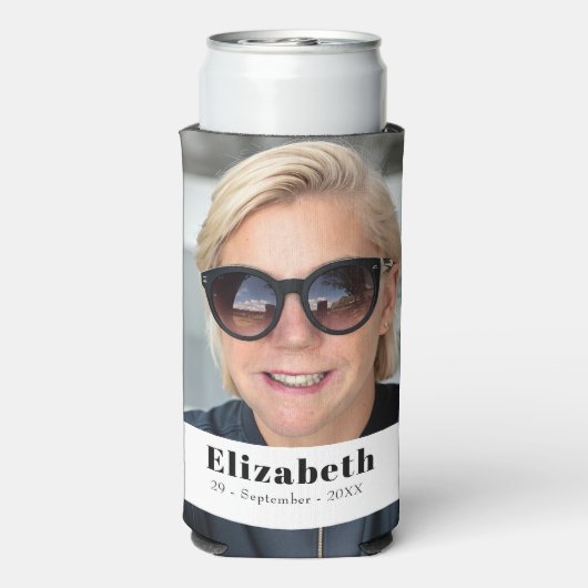 引退写真おもしろい引用文モメントモダン スリム缶クーラー (Seltzer裏面)