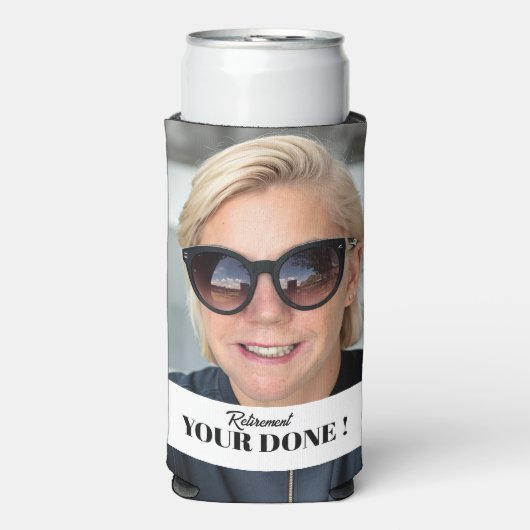 引退写真おもしろい引用文モメントモダン スリム缶クーラー (Seltzer正面)