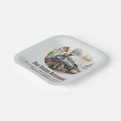 引退旅行テーマパーティートレイン次の駅 ペーパープレート (傾斜あり)