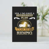 引退計画乗用バイクバイクもしくは自転車に乗る人愛好家 出欠カード (スタンド正面)