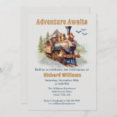 引退転がヴィンテージ列車の山々へ 招待状 (正面/裏面)