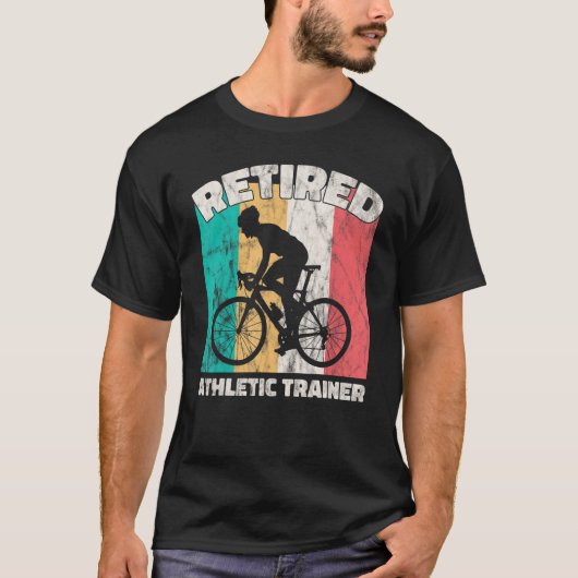 引退退職した運動指導者 Tシャツ (正面)