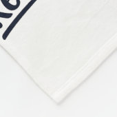 引退頭が切れるするにはワイヤを張り直す フリースブランケット (角)