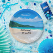 引退…きれいだ ペーパープレート (パーティー)