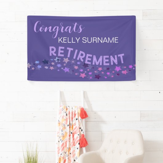 引退！カスタムおめでとうバナー 横断幕 (インサイチュ)