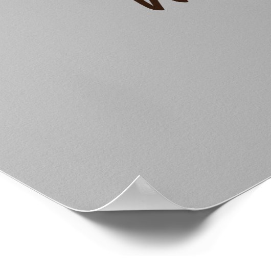 引退：世界で最も長いコーヒー休憩 ポスター (角)